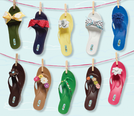 okab flip flops