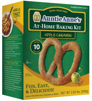 Auntie Anne's Soft Pretzels - Apple Cinnamon At-Home Baking Kit ...