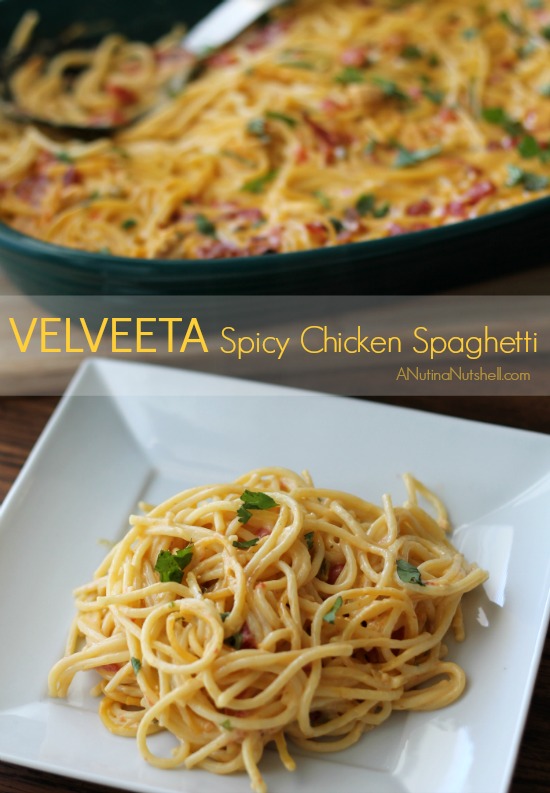 Velveeta Spicy Chicken Spaghetti