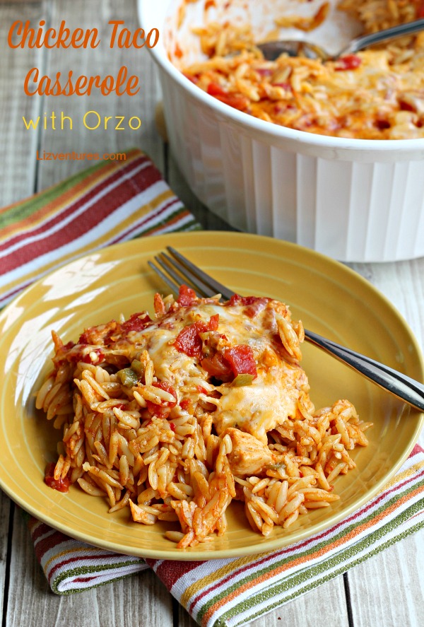 Chicken Taco Casserole With Orzo