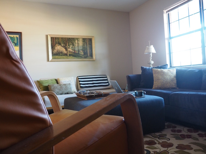 Chanelle's apartment living room