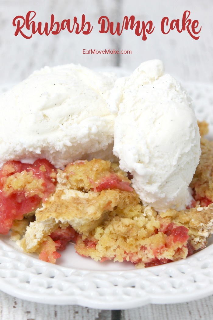 Rhubarb Dump Cake Recipe A Perfect Spring Recipe 