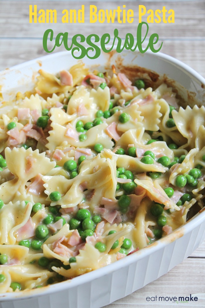 Ham & Bowtie Pasta Casserole | Quick and Easy Casserole Recipe!