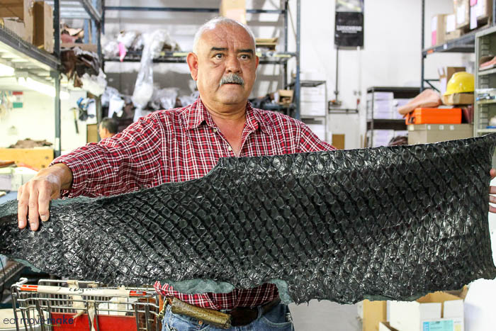 sea bass skin - Lucchese