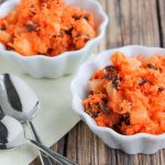 carrot raisin salad in bowls