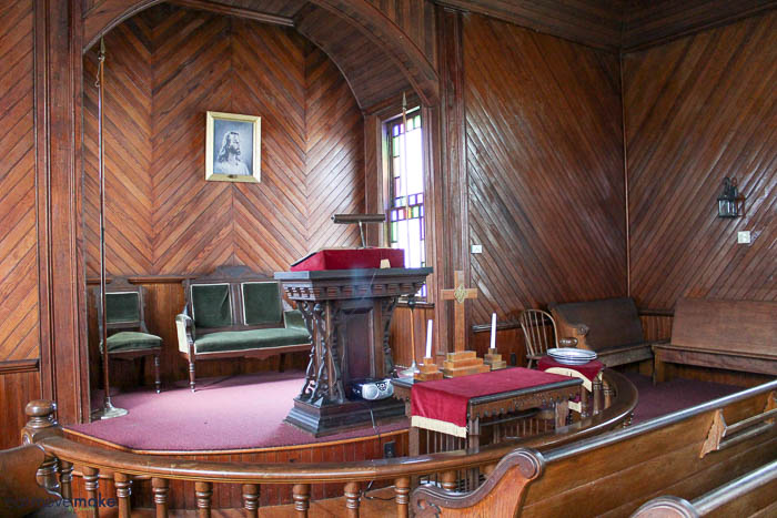 paneling in Whitehaven church