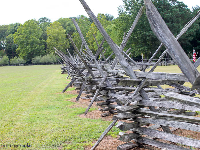 snake fence at Pemberton Hall