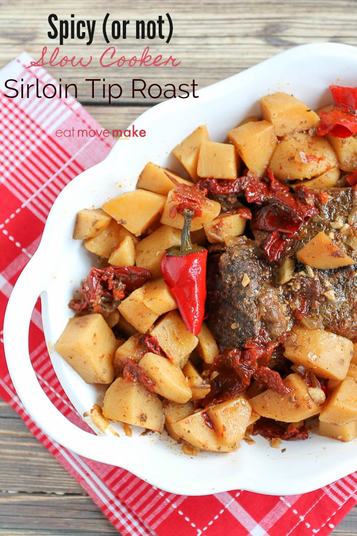 Slow Cooker Sirloin Tip Roast - Make It Spicy Or Not!