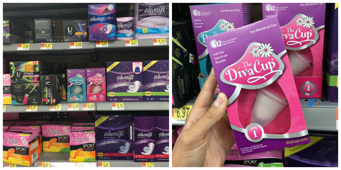 DivaCup at Walmart