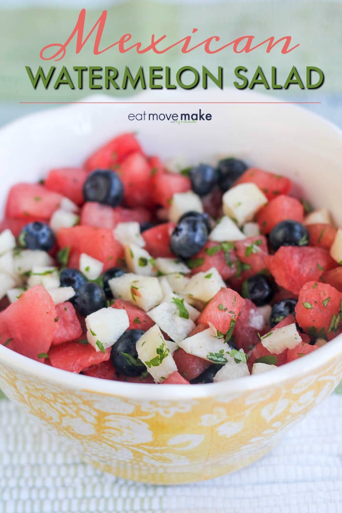 Mexican Watermelon Salad Recipe with Blueberries and Jicama – The Blog Box