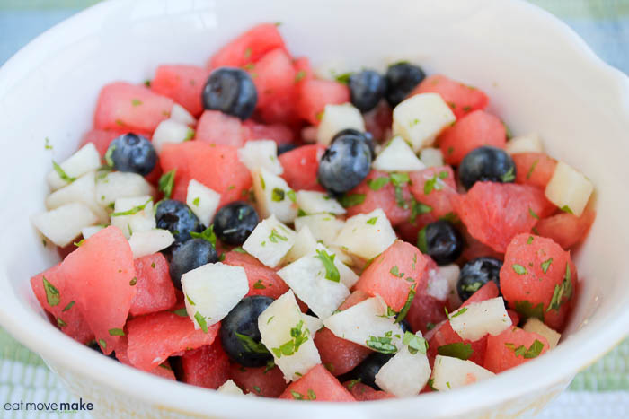 Mexican Watermelon Salad Recipe with Blueberries and Jicama – The Blog Box