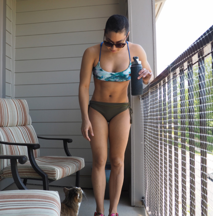 Prana bathing suit Ikenna bottom Merrow top