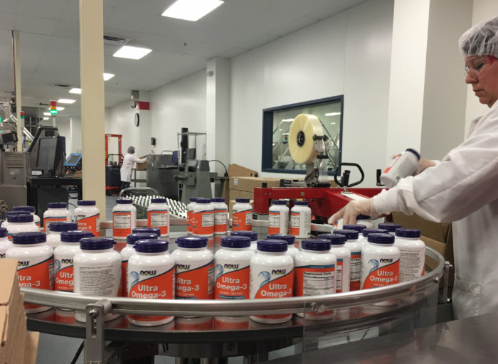 NOW Foods products manufacturing