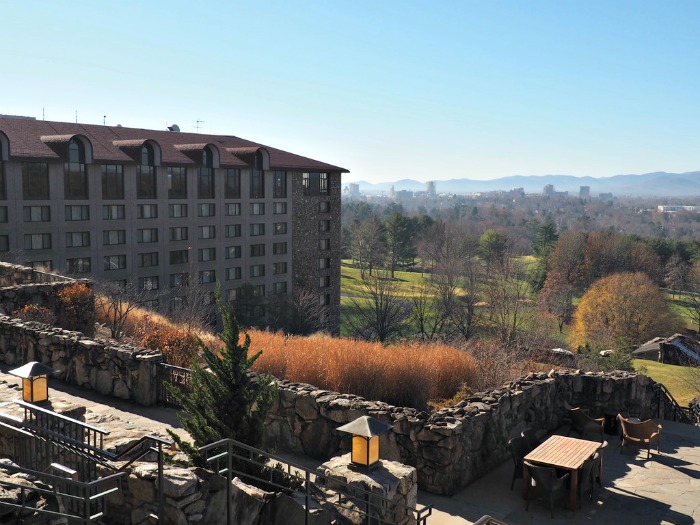 View from Omni Grove Park Inn lobby