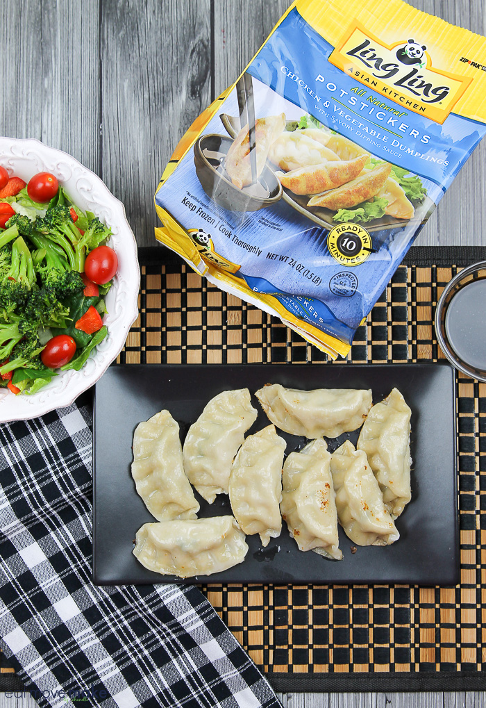 Ling Ling Potstickers With Spicy Broccoli Eat Move Make