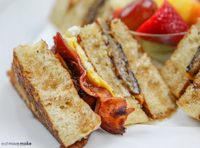 French Toast Club Sandwich Eat Move Make