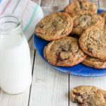 a plate of cookies