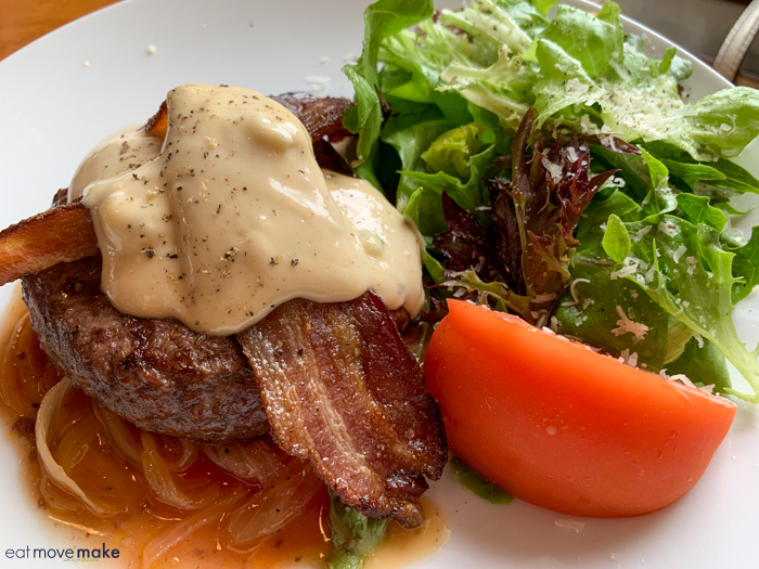 chop steak at Wolcott's