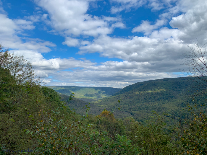 view from Baughman Rock Overlook