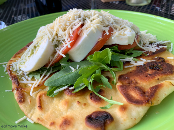 tomato mozzarella sandwich