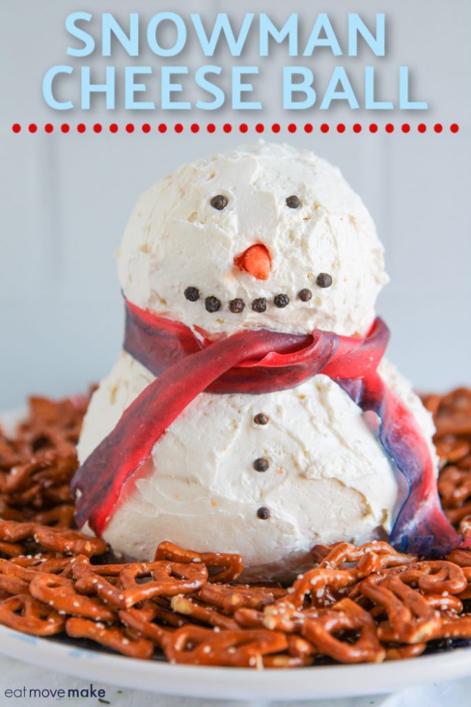 snowman cheese ball recipe
