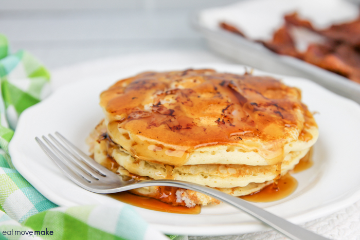 smoked ham pancakes recipe
