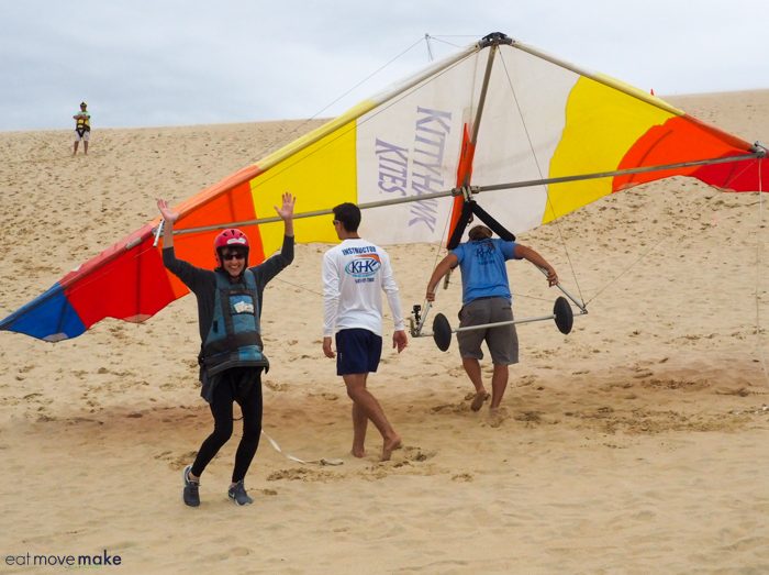 hang gliding at Jockey's Ridge OBX