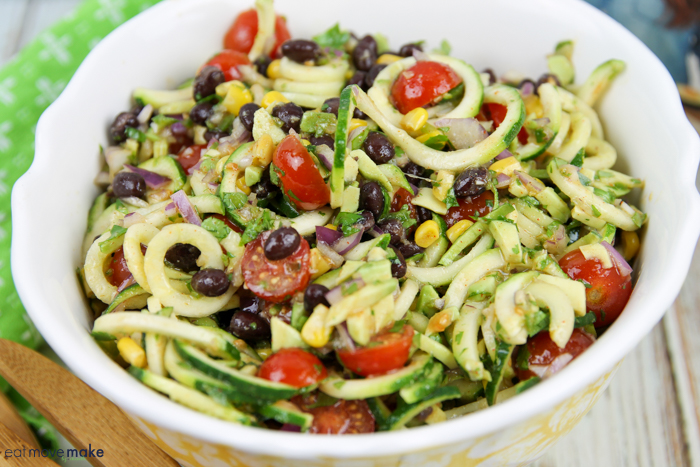 summer zucchini pasta