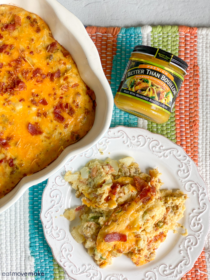 Loaded Breakfast Casserole - Eat Move Make