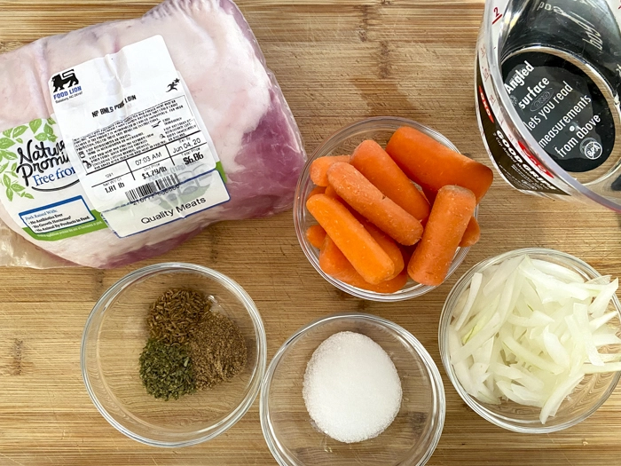 slow cooker pork roast ingredients