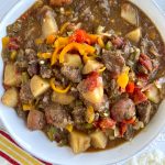 bowl of cajun beef stew
