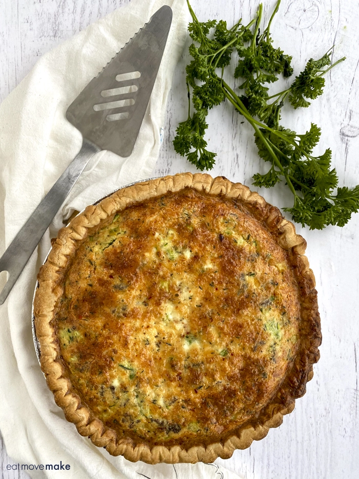 Zucchini Quiche with Ground Beef - Eat Move Make