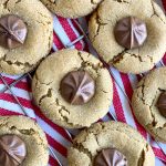 gingersnap chocolate star cookies up close