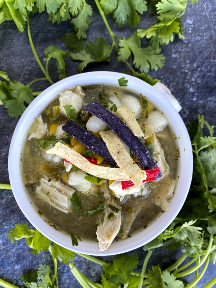 posole in bowl