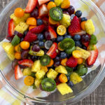 mixed berry and citrus fruit salad