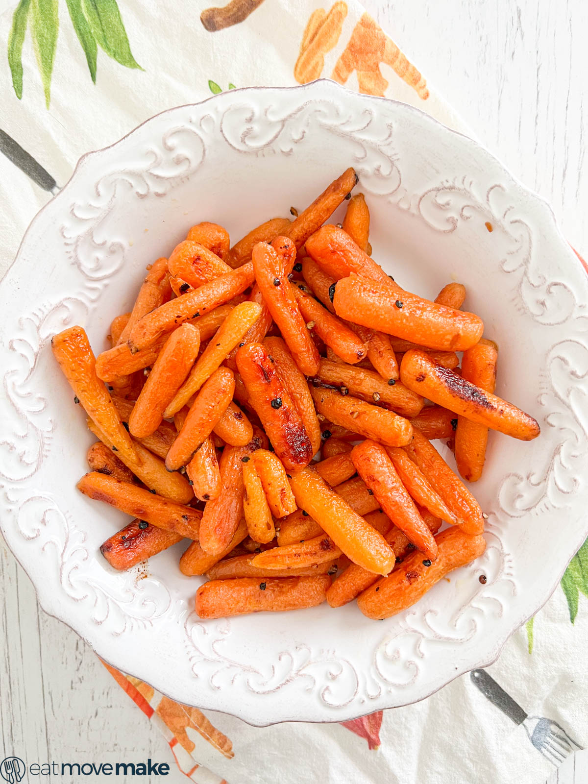 Easy Honey Roasted Baby Carrots - Eat Move Make