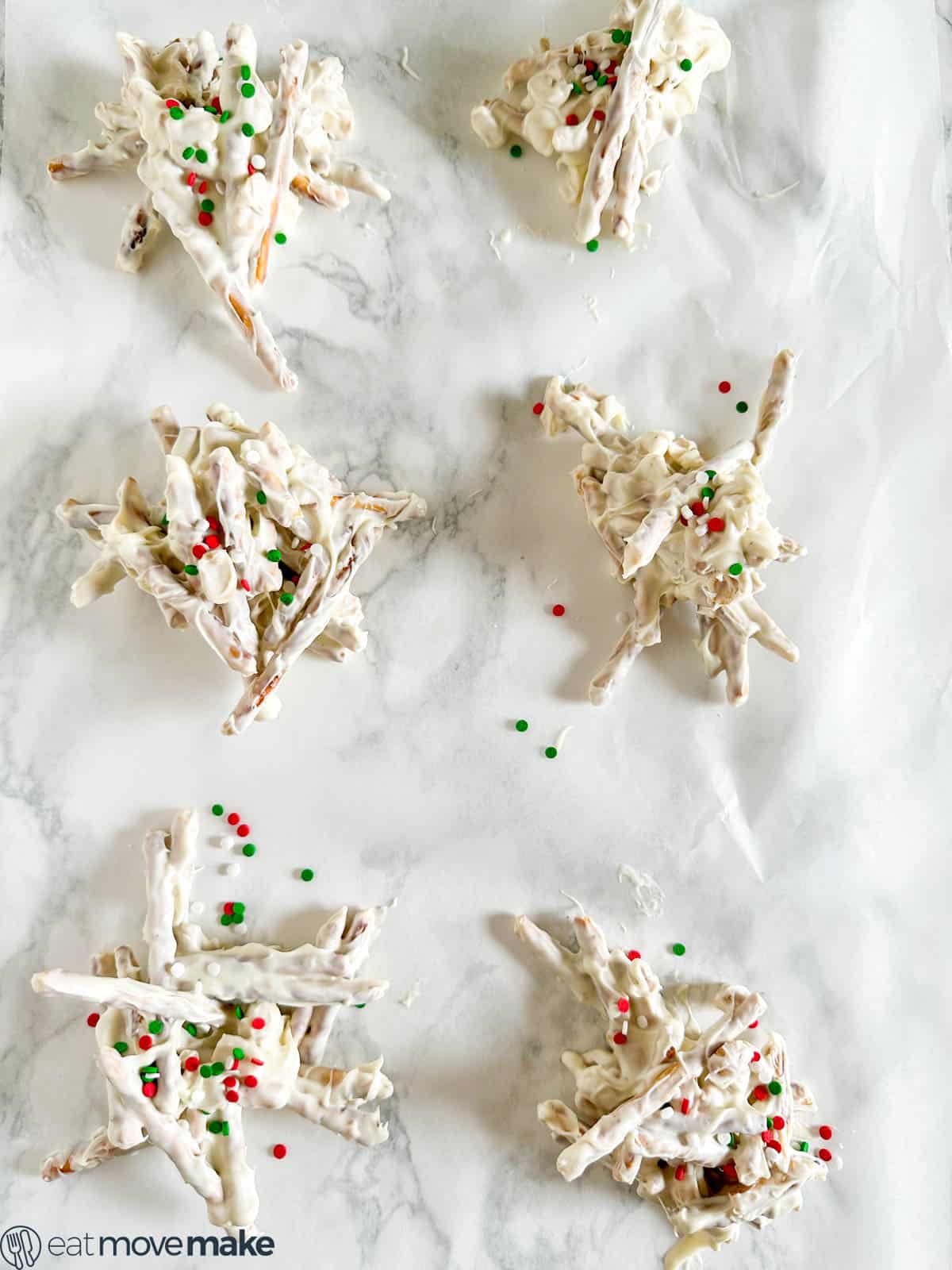 White Chocolate Haystacks Eat Move Make