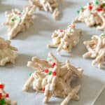 white chocolate haystack_cookies with sprinkles